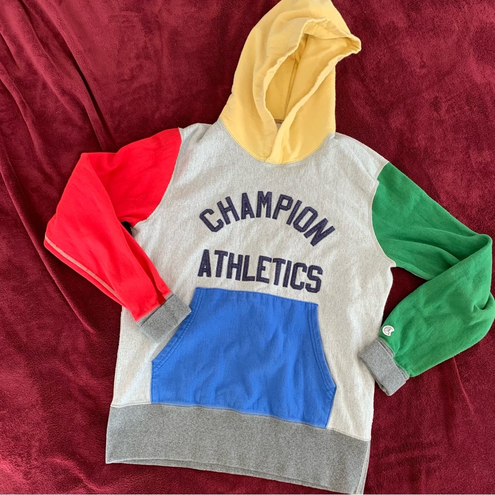 Champion x Todd Snyder color block  hoodie